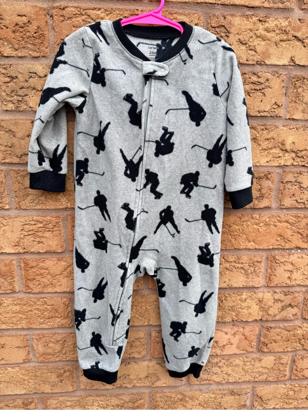 🌿10/$25 • Carters Hockey Print Fleece Footless Sleeper